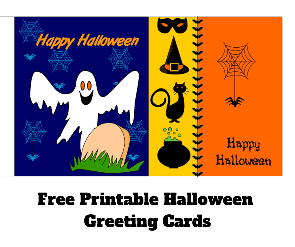 Free Printable Halloween Greeting Cards