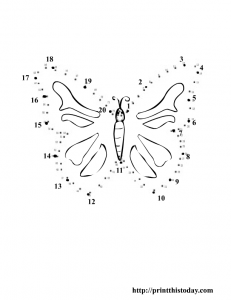 Free printable Summer dot to dot activities