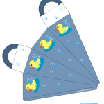 Cute birthday party favor bag with rubber ducky