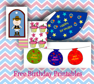 free Birthday Party Printables