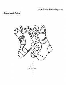 4 stockings Christmas math