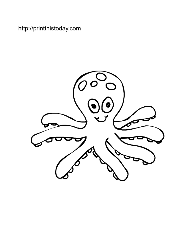 Download Free Printable Ocean animals coloring Pages