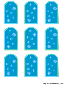 winter baby shower favor tags printable templates