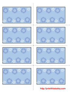 Free Printable Mother's Day Labels in Blue Color