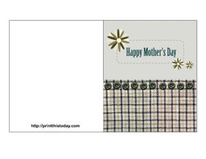 Free printable mother's day card for a crafty mom