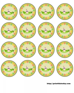 Free Printable Pea Pod Baby Shower Labels