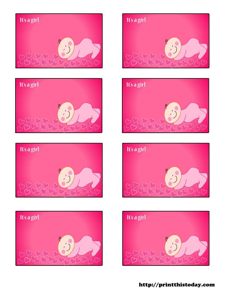 12 Personalized Pink Baby Feet Stickers – Girl Baby Shower Favors, Tags, Labels By PartyMommy