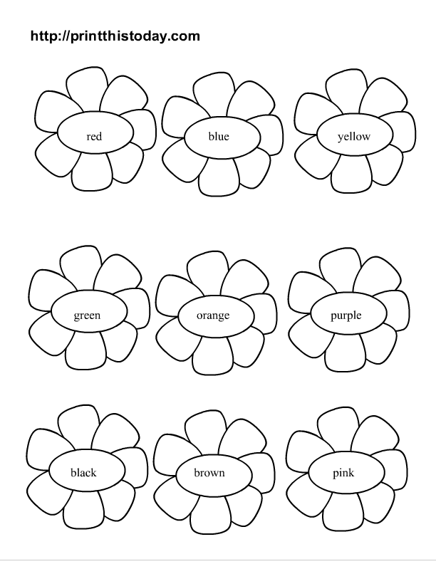 free printable coloring page with flowers