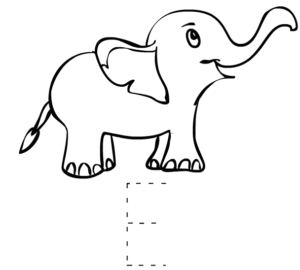 Free Printable alphabet E Tracing Worksheets