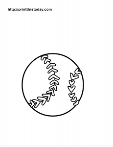 Free Printable Sports Balls Coloring Pages