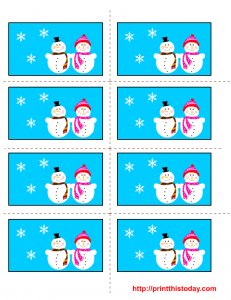 Free Printable Winter Labels