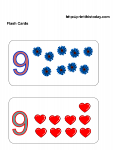 free number 9 flashcards