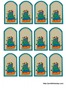 Free Printable Birthday Party Favor Tags