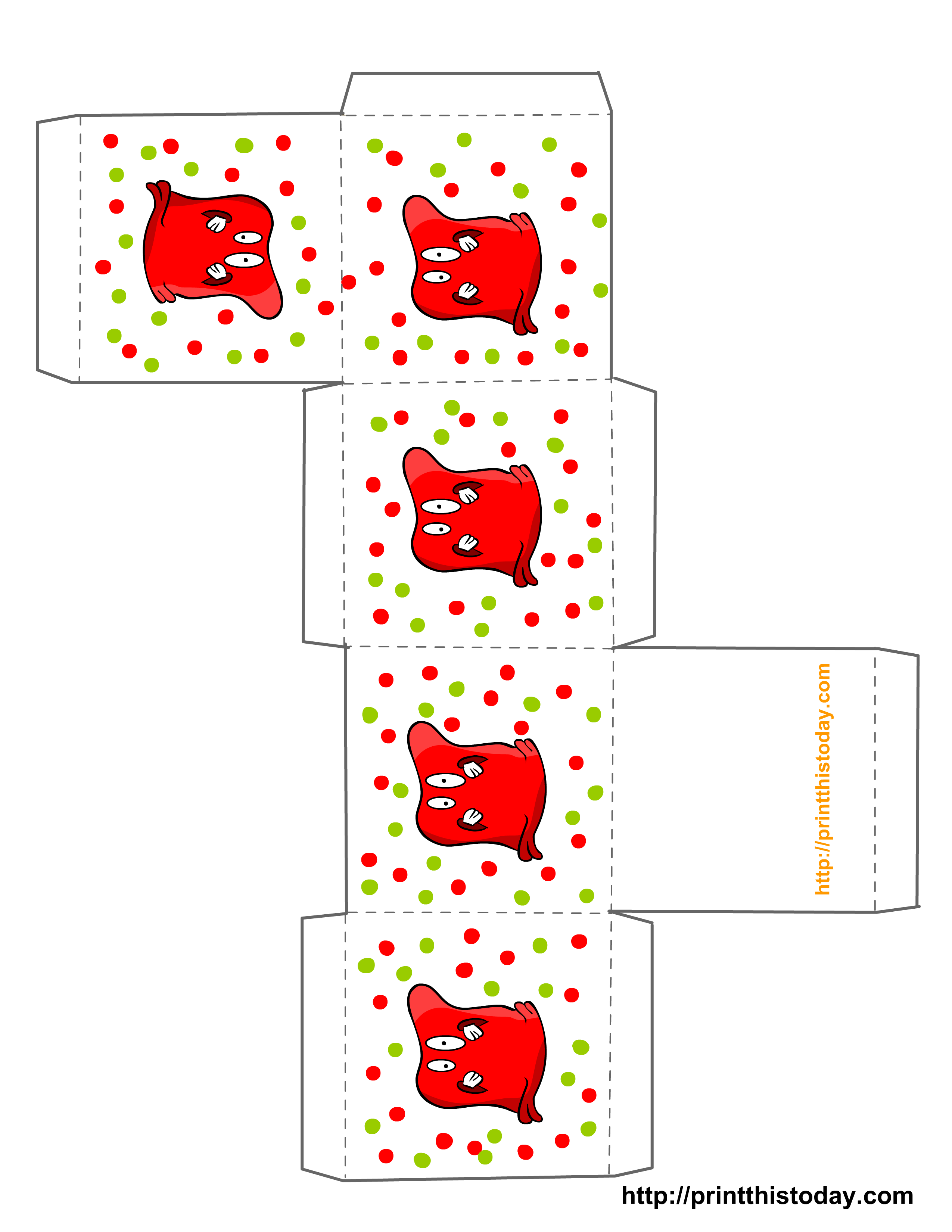 Free Printable Halloween Treat Boxes Templates