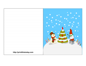 free printable Christmas cards