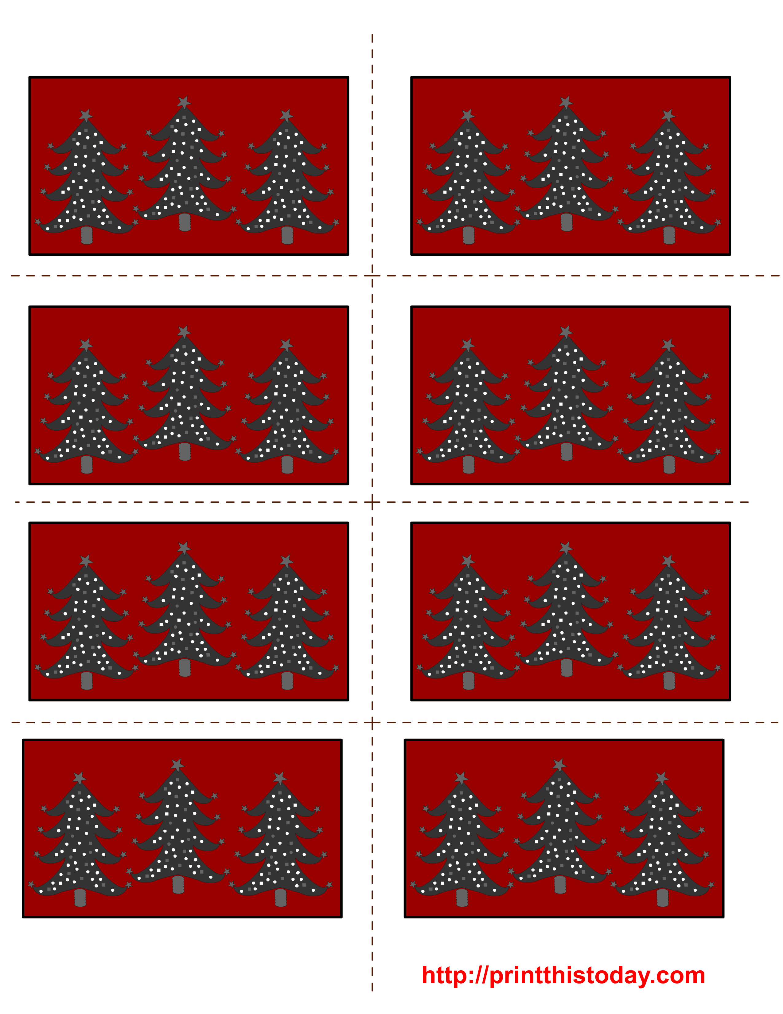 Christmas To And From Printable Labels