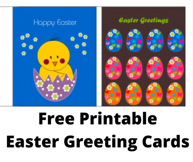 Free Printable Easter Greeting Cards