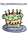 free birthday cup cake clip art