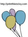 Birthday Balloons ClipArt