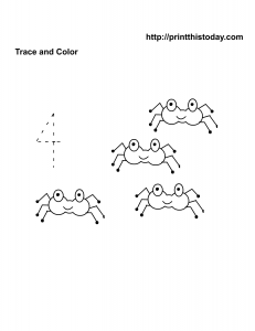 free printable math tracing worksheet