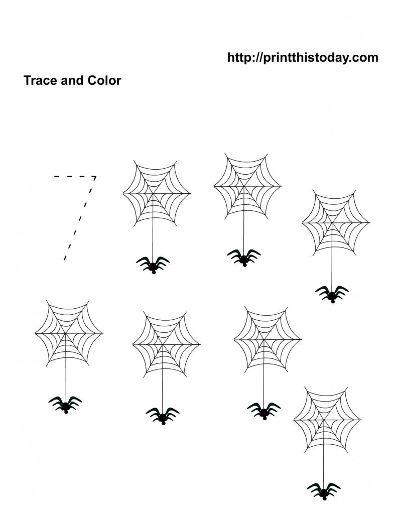 Free Printable Halloween Math Worksheets for Pre-School and Kindergarten