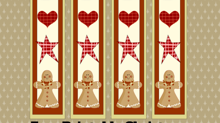 Free Printable Christmas Bookmarks