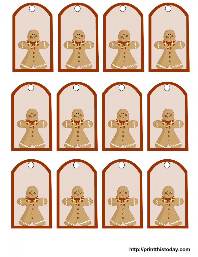 Free Printable Christmas Gift Tags