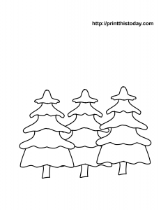 free printable Christmas Trees