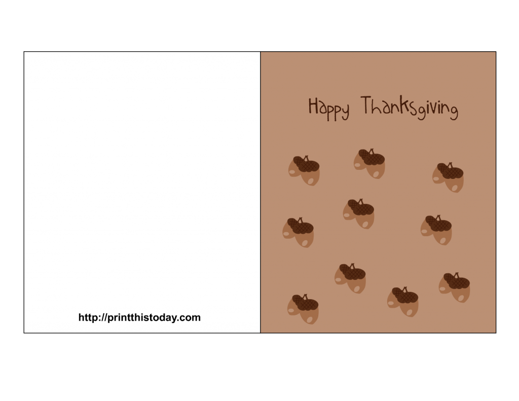 Free Printable Thanksgiving Greeting Cards