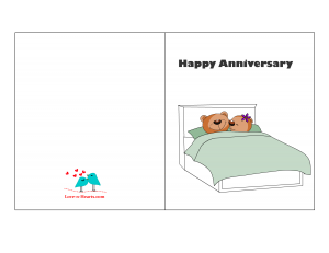 free printable anniversary card