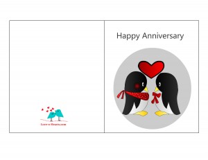 Free printable happy anniversary card