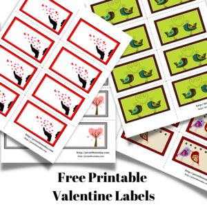 Free Printable Valentine Labels
