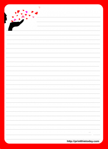 free printable valentine writing paper stationery