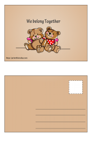 24 Cute Free Printable Valentine’s Day Postcards