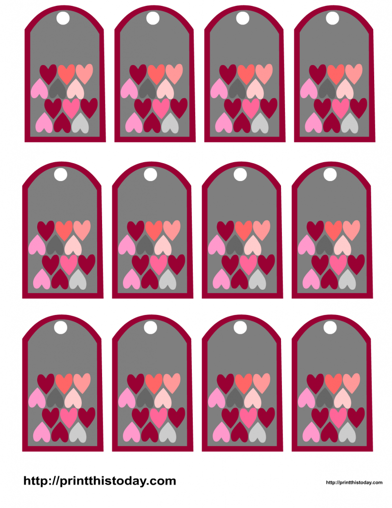 Free Printable Valentine's Day Gift Tags