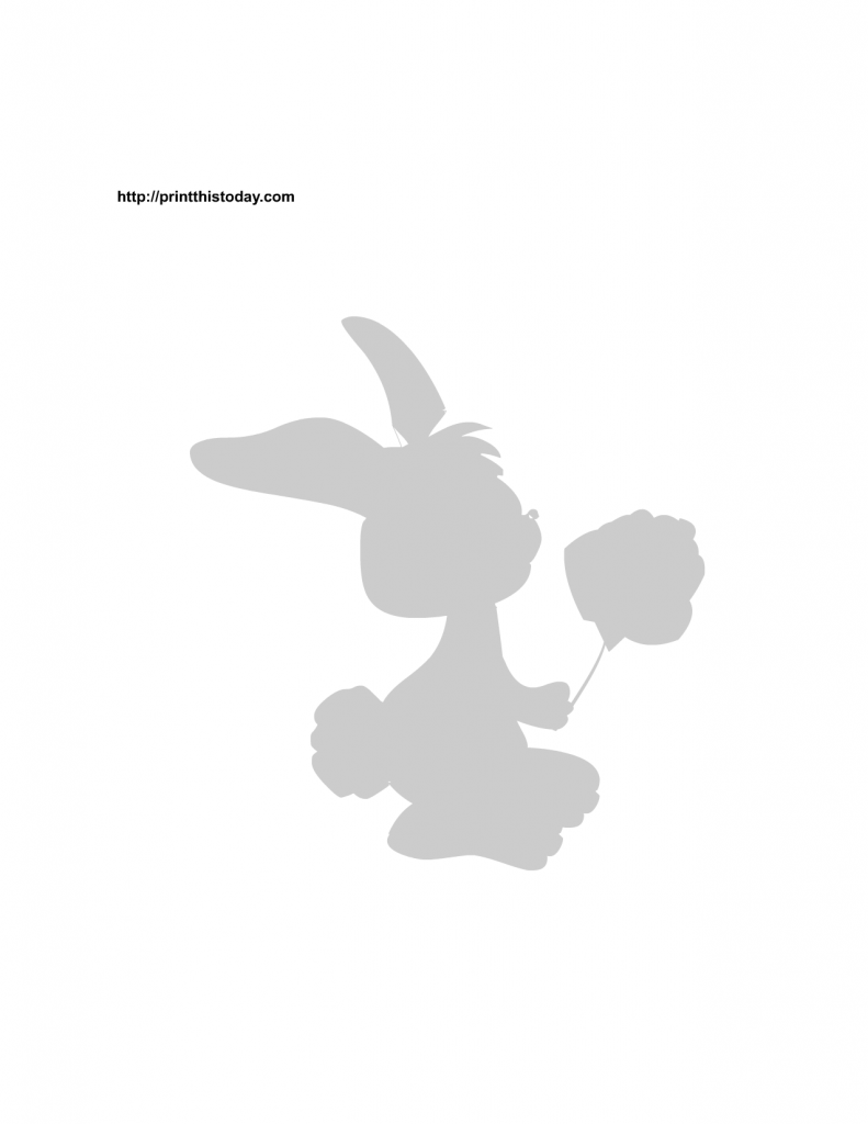 Free Printable Bunny Stencils