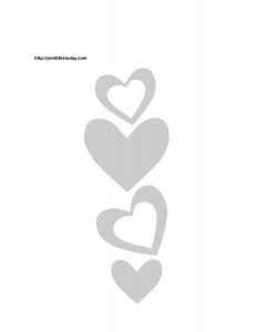 hearts stencil