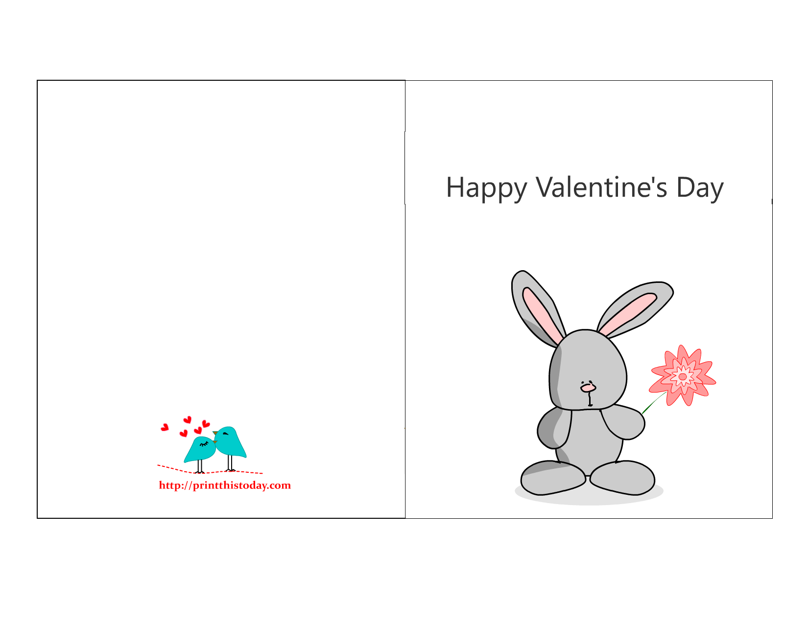 Free printable Valentine's Cards1650 x 1275