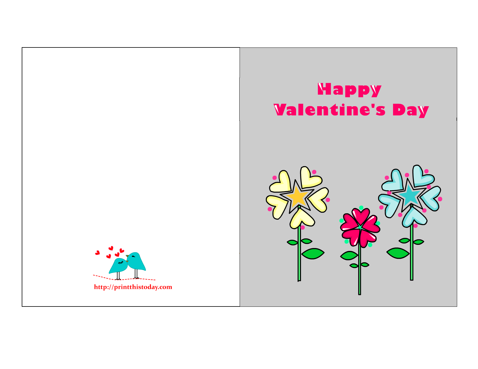 Free printable Valentine's Cards1650 x 1275