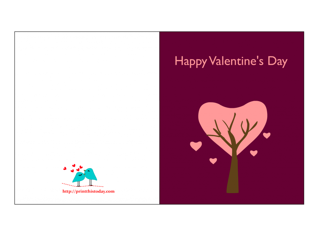 Free Printable Valentine’s Day Greeting Cards