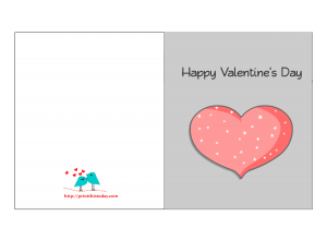 Free Printable Valentine’s Day Cards featuring Hearts