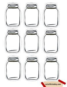 Free Printable Mason Jar Tags for Homemade products