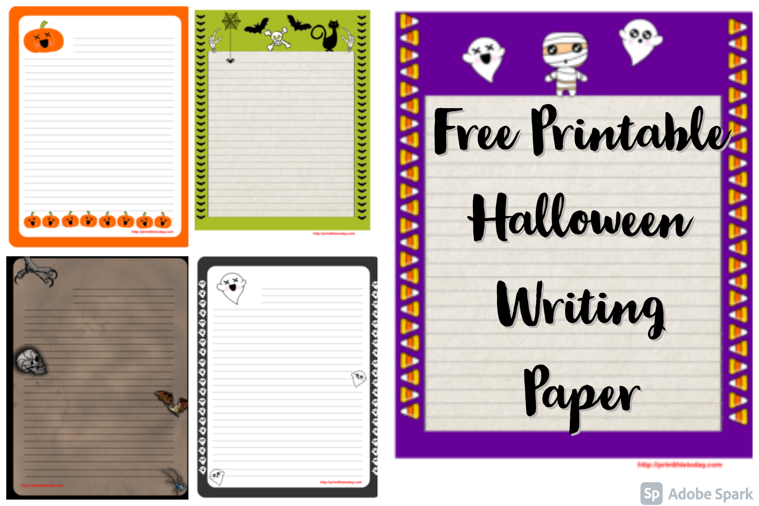 Free Printable Halloween Writing Paper