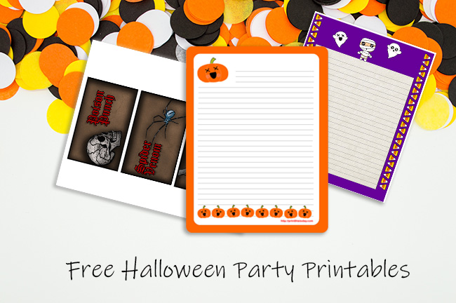 Free Halloween Party Printables