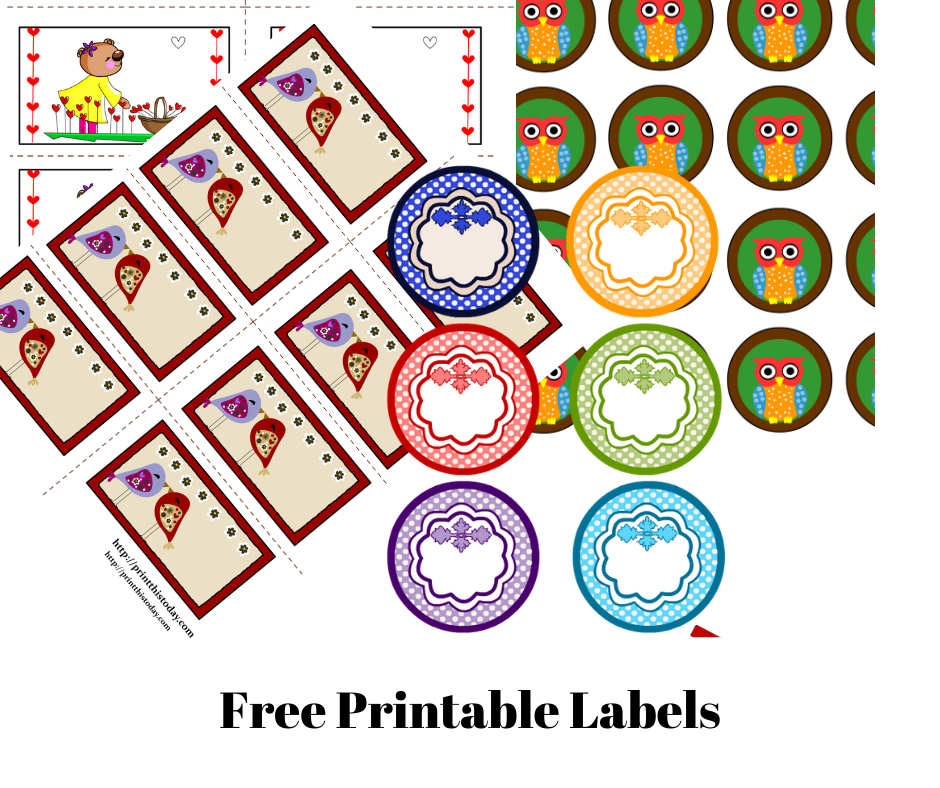 Free Printable Labels Print This Today More Than 1000 Free Printables