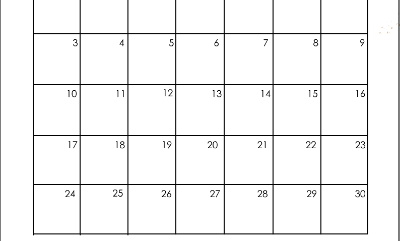 April 2022 Calendar Page