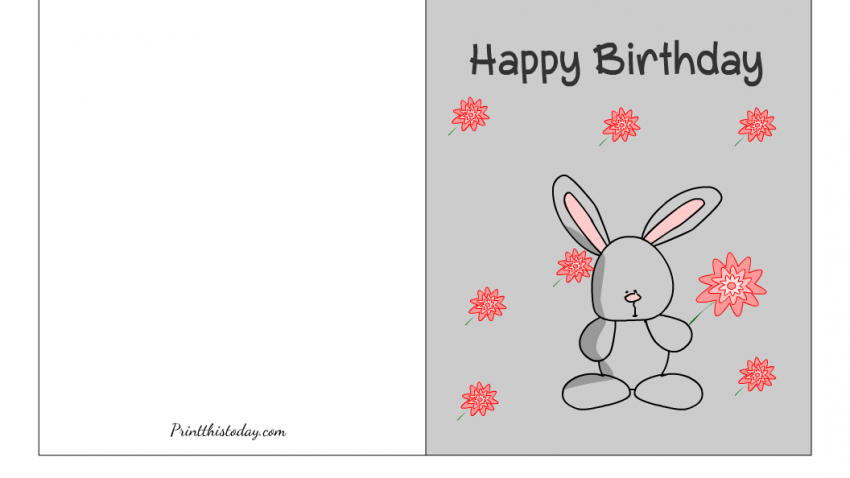 Cute Birthday Card Printable