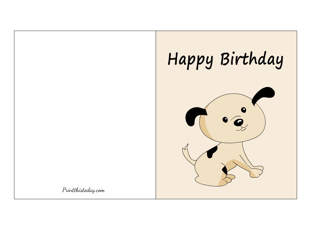 Cute Birthday Card Printable