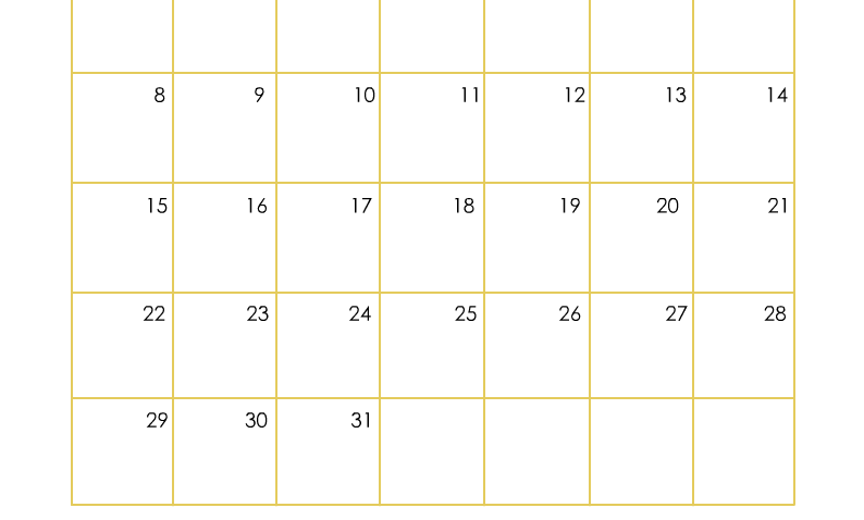 Free Printable January 2023 Floral Planner Calendar