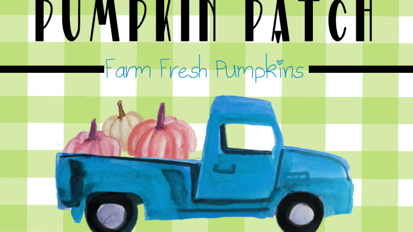 Farm Fresh Pumpkins, Free Printable Sign